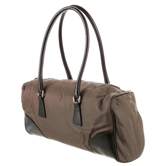 Prada Tessuto Shoulder Bag Size Box Brown - Picture 4 of 5